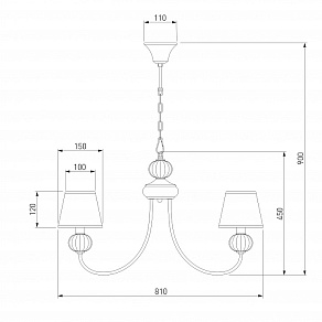 Подвесная люстра Eurosvet Mella 60072/8 золото