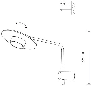 Бра Nowodvorski Disk 7645