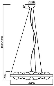 Подвесная люстра ST-Luce Olmi SL1510.103.06