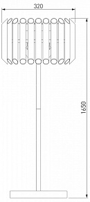 Торшер Bogate's Castellie 01107/4