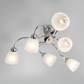 Люстра на штанге Eurosvet Priya 30169/6 хром