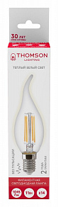Лампа светодиодная Thomson Filament TAIL Candle E14 11Вт 2700K TH-B2079