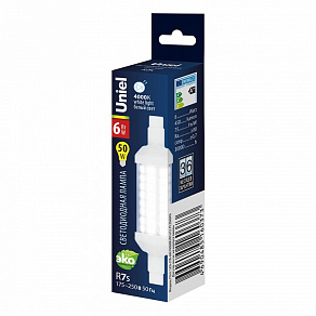Лампа светодиодная Uniel  R7s 6Вт 4000K UL-00009187