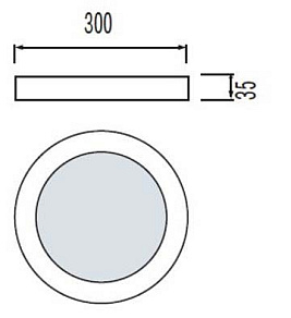 Накладной светильник Horoz Electric Caroline HRZ00000416
