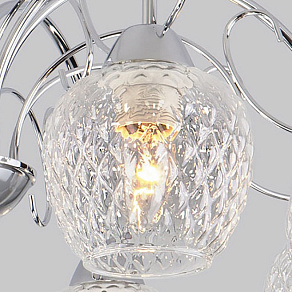 Люстра на штанге Eurosvet Benita 30142/8 хром