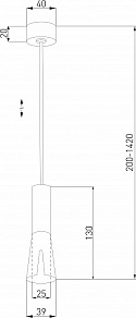 Подвесной светильник Elektrostandard Pino a067971