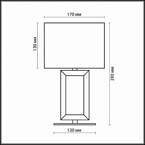 Настольная лампа декоративная Odeon Light Atolo 2197/1T