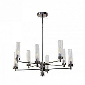 Люстра на штанге AM-Group INDIGO INDIGO SP8 PEARL BLACK