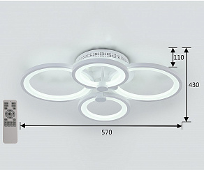 Потолочная люстра F-promo Cosmo 2291-4U