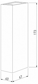 Накладной светильник Elektrostandard Blaze 35136/W