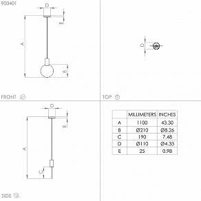 Подвесной светильник Eglo Sarona 900401