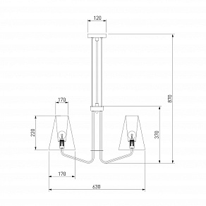 Подвесная люстра Eurosvet Ornato 70074/5 белый