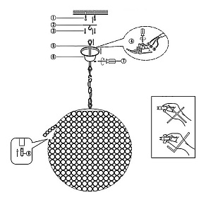 Подвесной светильник Globo Emilia 67010-8H