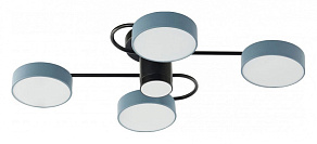 Потолочная люстра Arte Milano Ferrara 253039/4+1 Bk/Gr