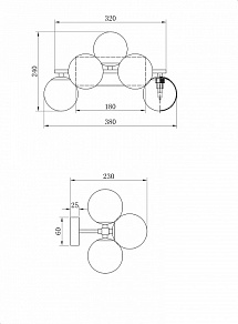 Бра Maytoni Dallas MOD545WL-05G