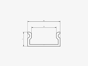 Профиль накладной LEDS POWER  007472