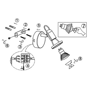 Спот Globo Anne 54383-1