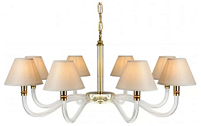 Подвесная люстра iLamp Amber YT2043-8 GD+Cear