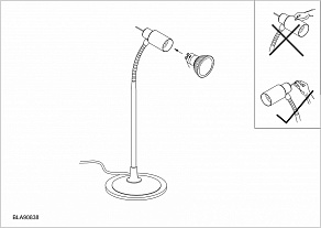 Настольная лампа декоративная Eglo Eridan 90838