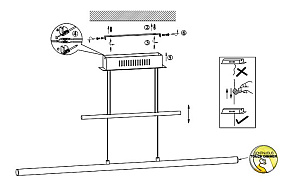 Подвесной светильник Globo Sicilia 58094Z