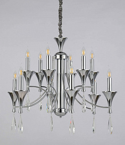 Подвесная люстра LUMINA DECO Libero LDP 1230-12 CHR