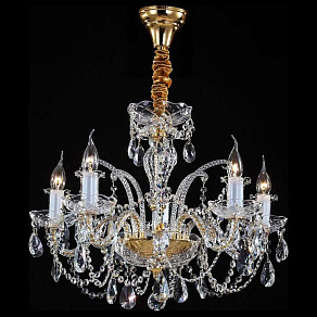 Подвесная люстра Maytoni Lira DIA907-PL-05-G