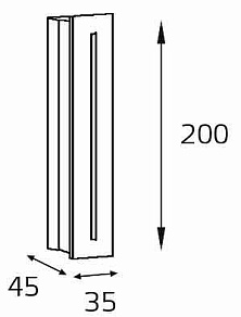 Встраиваемый светильник Italline IT03-1420 IT03-1420 black