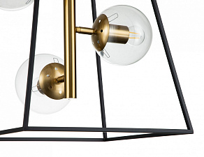 Подвесная люстра Indigo Faccetta 13005/B/4P Black