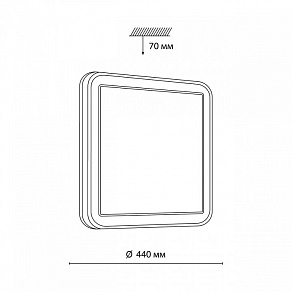 Накладной светильник Sonex Akuna 7621/DL