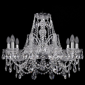 Подвесная люстра Bohemia Ivele Crystal 1411 1411/10/240/Ni