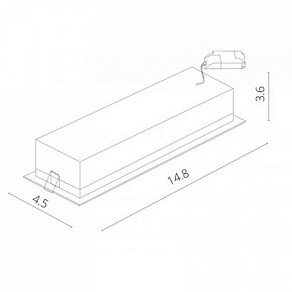 Встраиваемый светильник Arte Lamp Grill A3153PL-5BK