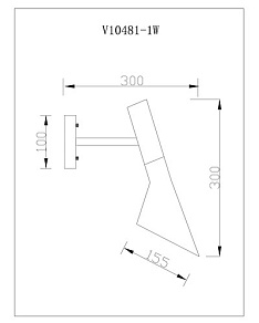 Бра Moderli Turin V10481-1W