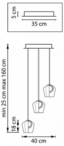 Подвесной светильник Lightstar Caramello 796139