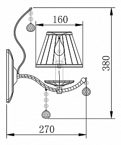 Бра Maytoni Selena ARM700-01-N