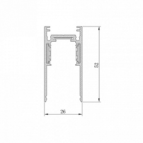 Трек накладной Feron CABM1000 41962