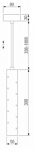 Подвесной светильник Elektrostandard Bong 50214/1 LED