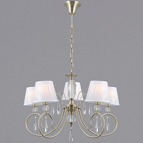 Подвесная люстра ILLUMICO CASTOR IL0193-5PSQ-24 AB CASTOR