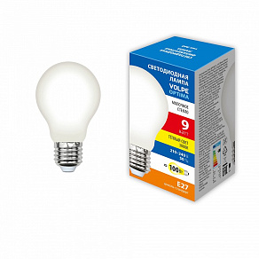 Лампа светодиодная Volpe  E27 9Вт 3000K UL-00008300