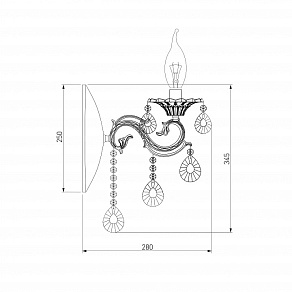 Бра Bogate's Tivoli 294/1 Strotskis