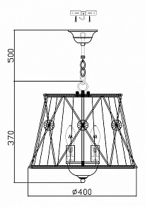 Подвесной светильник Maytoni Lea ARM369-33-G