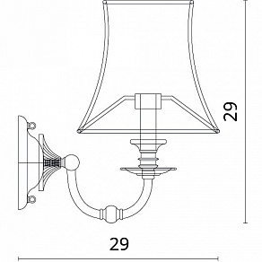 Бра Divinare Archeo 1165/01 AP-1