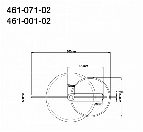 Накладной светильник Velante 461 461-001-02