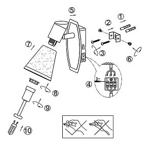 Бра Globo Bradley 56800-1
