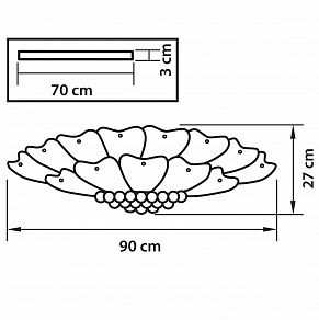 Накладной светильник Lightstar Lobo 804070
