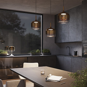 Настольная лампа декоративная Maytoni Spirito MOD286TL-L18G3K