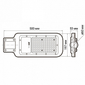 Консольный светильник Jazzway  PSL 07 120w 5000K  IP65