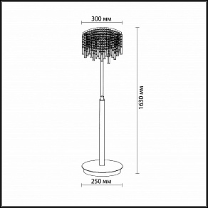 Торшер Odeon Light Lola 2231/6F