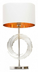 Настольная лампа декоративная LUMINA DECO Fabi LDT 5531 CHR+WT