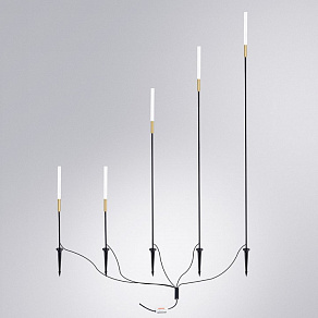 Наземный низкий светильник Arte Lamp MUSTER A1083PA-5BK