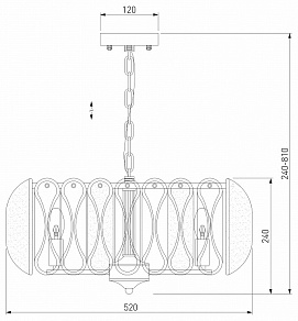 Подвесная люстра Bogate's Callas 365/6